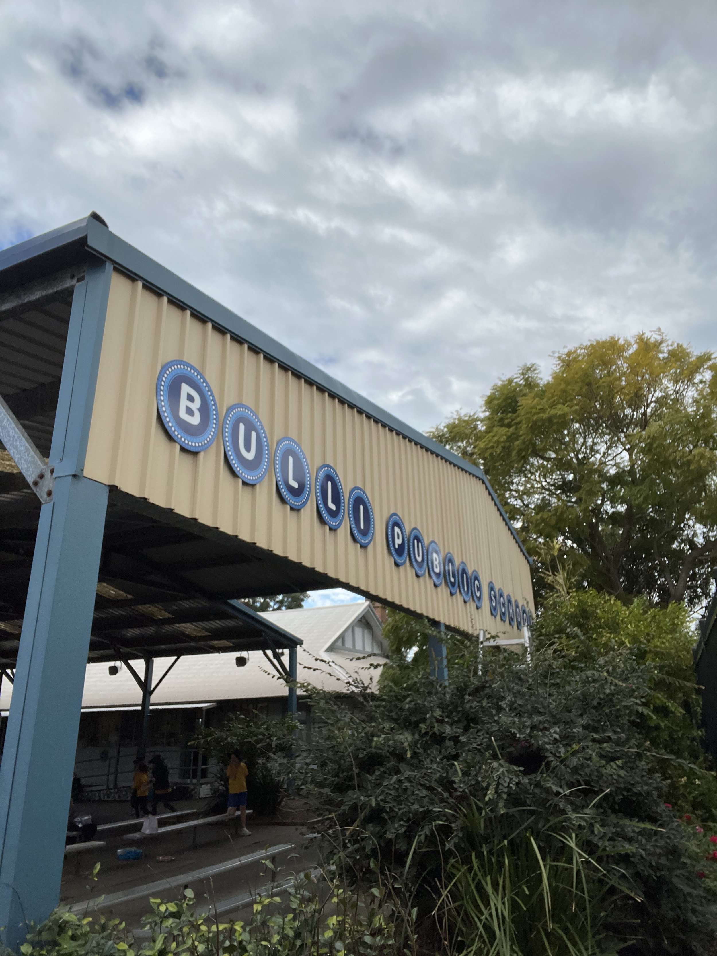 School building signage